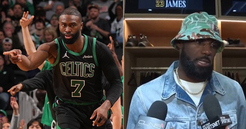 詹皇力挺 Jaylen Brown 爭奪 MVP！兒子 Broony 曾被對方吐槽「非職業球員」，大氣不計前嫌