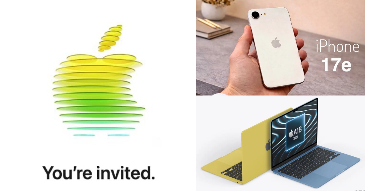 蘋果春季發表會下月登場！iPhone 17e、平價 MacBook...七大新品懶人包總盤點