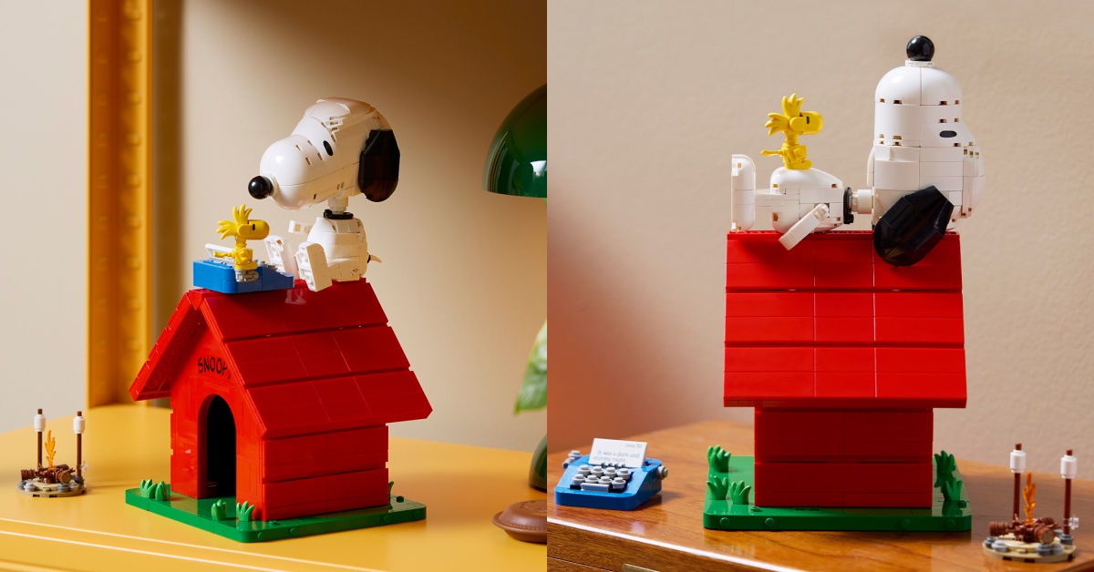 LEGO 史努比狗屋萌力爆擊，一盒解鎖 Snoopy 所有名場面！
