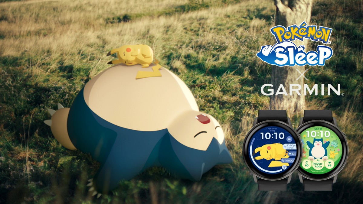 就決定是你了！Garmin x Pokémon 皮卡丘、卡比獸陪你睡覺