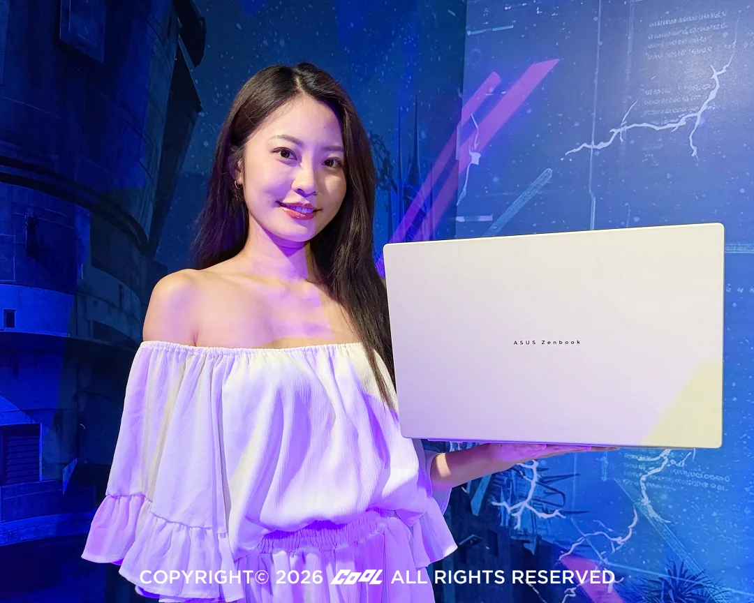 ASUS Zenbook A16輕薄1.2公斤搭載80 TOPS算力