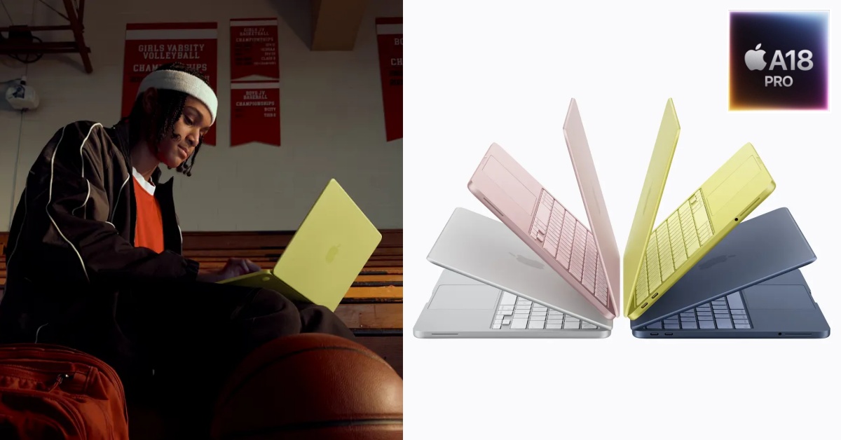 Apple 史上最平價 MacBook Neo 真的來了！A18 Pro 晶片、繽紛四色、19,900 元就能入手