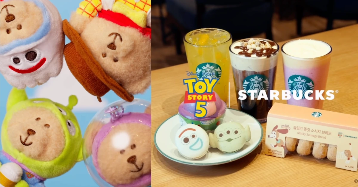 星巴克 x《玩具總動員》夢幻聯動！胡迪、巴斯 Bearista 小熊萌炸！