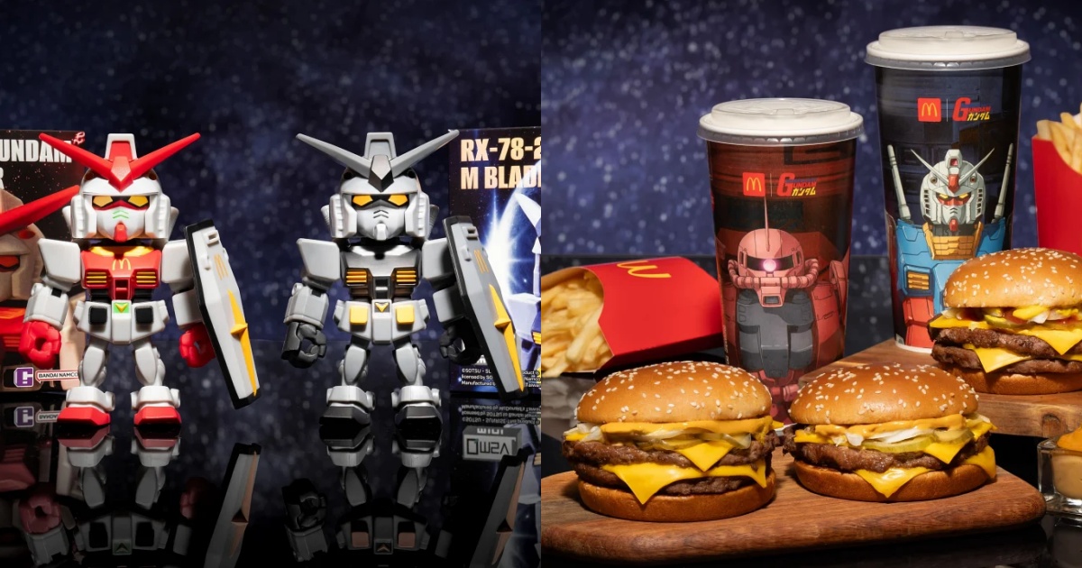 麥當勞 x 鋼彈最強聯名！台灣限定特餐、RX-78-2 公仔、馬克杯販售資訊、價格整理