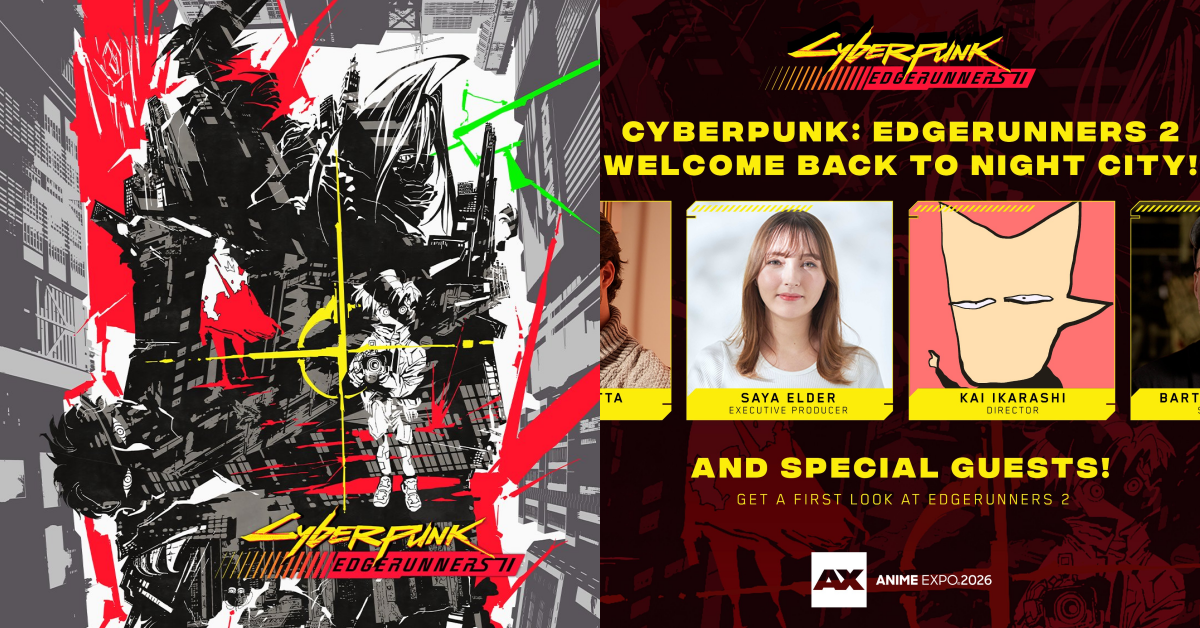 《電馭叛客：邊緣行者 2》確定將於今年度 Anime Expo 2026 公開全新消息