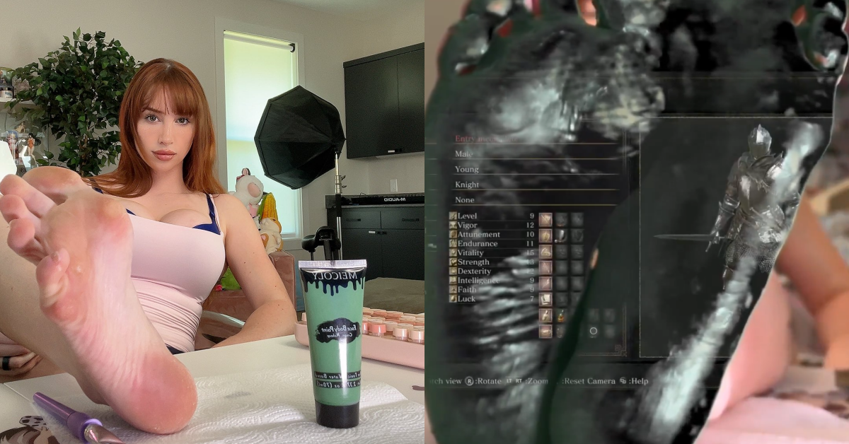 Twitch 女實況主挑戰「腳底玩魂系」！太獵奇慘遭 Twitch 封禁