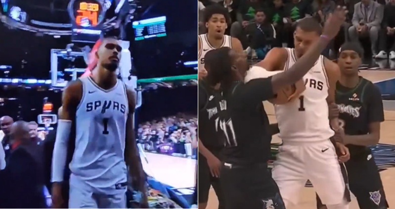 NBA 西部次輪第四戰（G4）今日爆發激烈衝突。聖安東尼奧馬刺隊巨星 Victor Wembanyama 在第二節一次進攻中，因揮動手肘擊中明尼蘇達灰狼隊 Naz Reid 的喉部，被裁判判定為二級惡意犯規（Flagrant 2），直接遭到驅逐出場。這一判決不僅改變了全場走勢，也為灰狼隊在主場反擊開了大門。