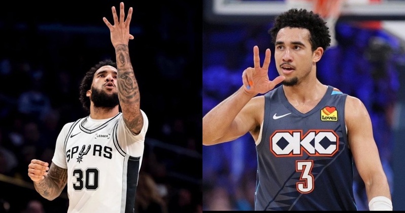NBA 西部決賽搶七大戰今日落幕，聖安東尼奧馬刺（San Antonio Spurs）以 111-103 擊退衛冕冠軍奧克拉荷馬雷霆（Oklahoma City Thunder），成功晉級總決賽。此役馬刺陣中前鋒 Julian Champagnie 表現亮眼，全場出賽 38 分鐘，攻下 20 分、6 籃板，成為球隊挺進總決賽的功臣。然而，賽後費城 76 人（Philadelphia 76ers）的球迷卻五味雜陳，因為這場勝利再度揭開了 76 人管理層過去「放走人才」的傷疤。
