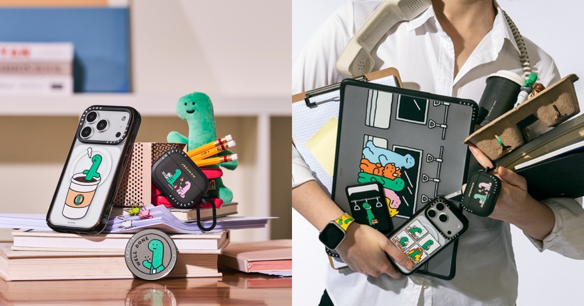 CASETiFY x JOGUMAN「職場日誌」手機殼配件，把社畜日常變成最療癒小確幸