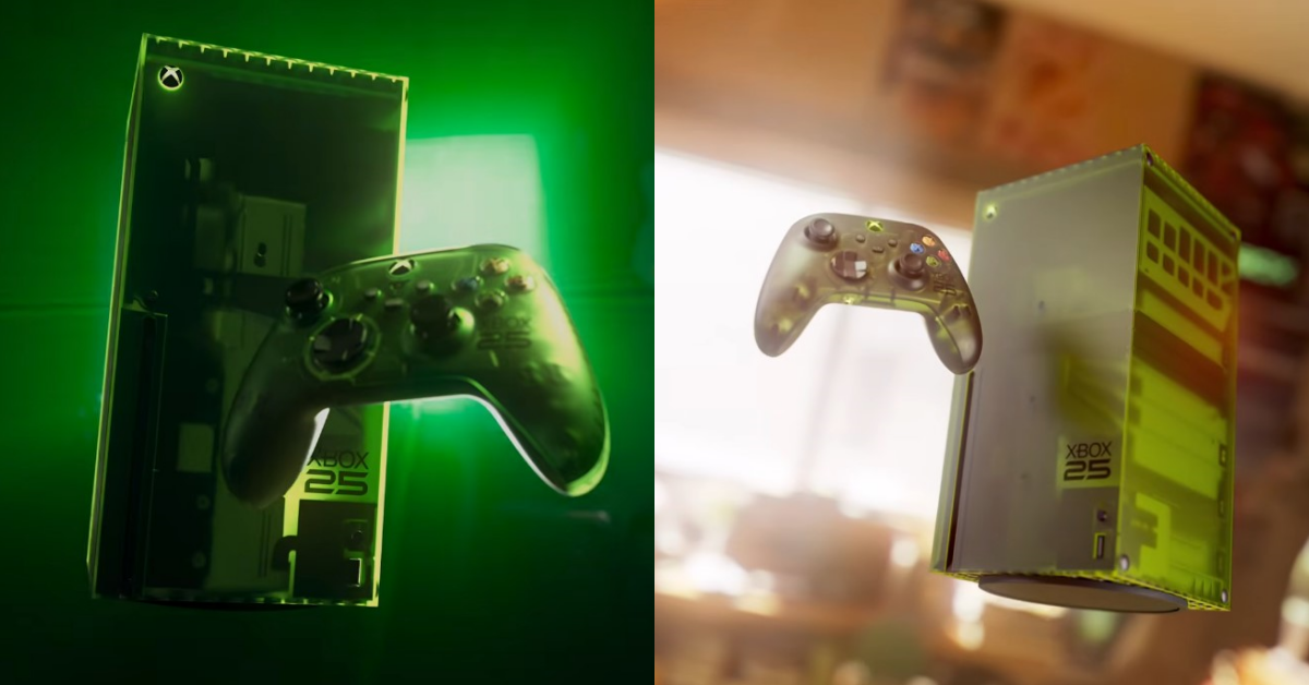 初代 Xbox 回憶殺！Xbox 25 週年限定主機公開，半透明綠外殼讓人超心動！