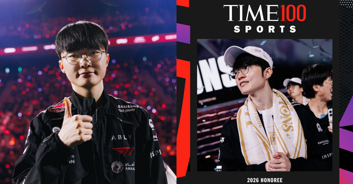 「電競唯一神」站上世界運動殿堂！Faker 入選《TIME》2026 百大運動影響力人物