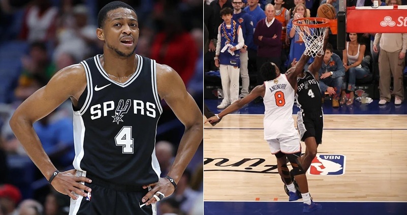 NBA 總冠軍賽第四戰爆出驚天冷門，紐約尼克（New York Knicks）在主場完成史詩級的 29 分大逆轉，以 107：106 擊敗聖安東尼奧馬刺（San Antonio Spurs），系列賽取得 3-1 聽牌優勢。本場比賽的焦點除了 OG Anunoby 的絕殺補籃外，馬刺後衛 De’Aaron Fox 在決勝時刻棄守棄時、選擇倉促上籃遭蓋火鍋的「戰犯級」操作，更讓廣大球迷聯想起他兩年前效力沙加緬度國王時的類似惡夢。