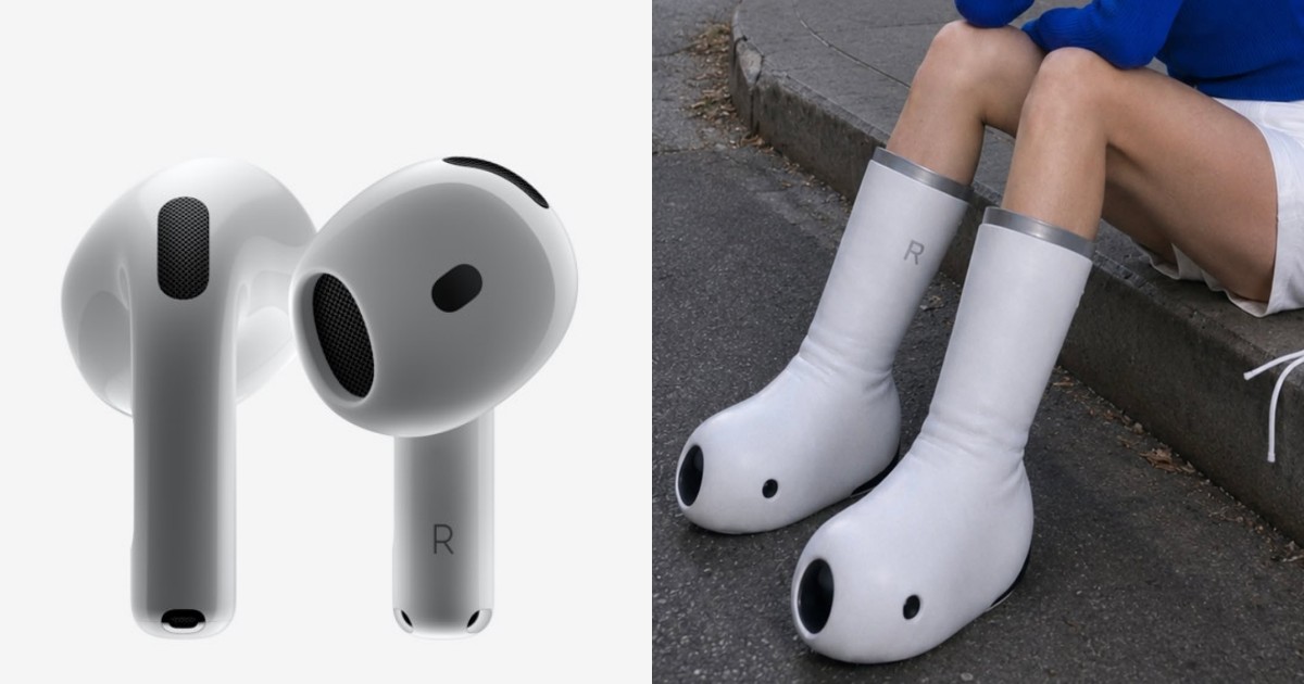 AirPods 長腳了？超狂「AirBoots」內建音響，走到哪播到哪！