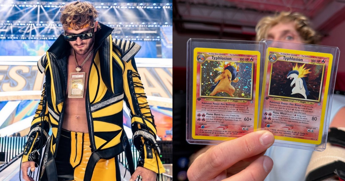 Logan Paul 又挖到神級寶可夢卡！PSA 10 總價恐破 2200 萬