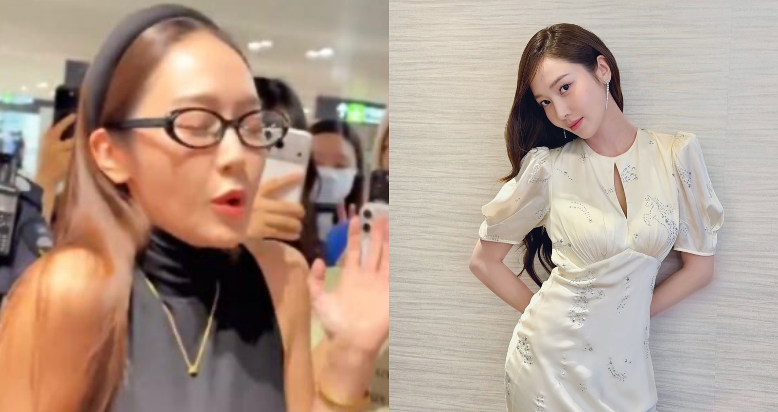 女星Jessica最近現身上海，但卻因為機場一段影片掀起討論。（圖：IG）